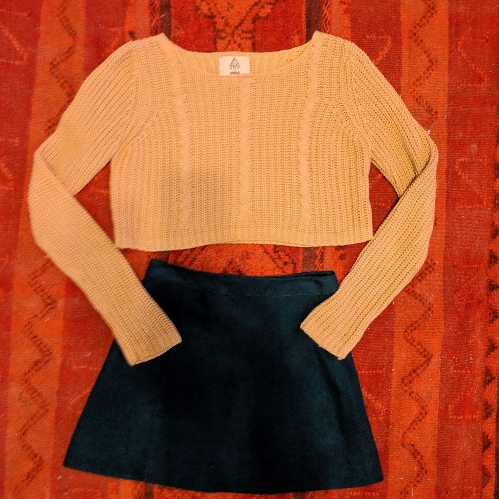 NWT Zipper Skirt